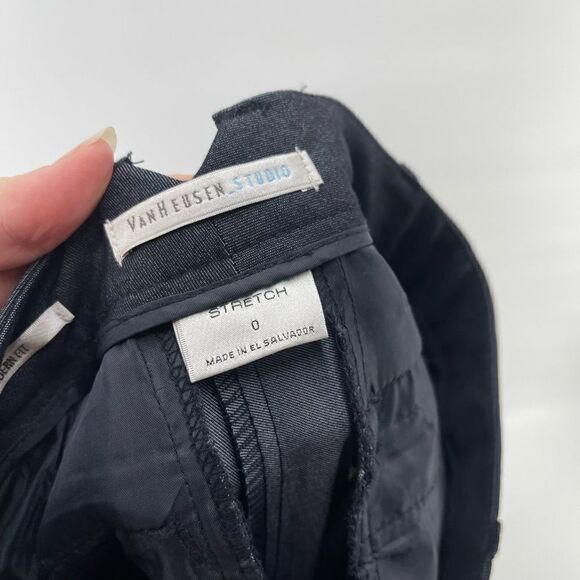 Van Heusen Studio modern fit stretch dark blue denim color size 0 EUC - Picture 11 of 14